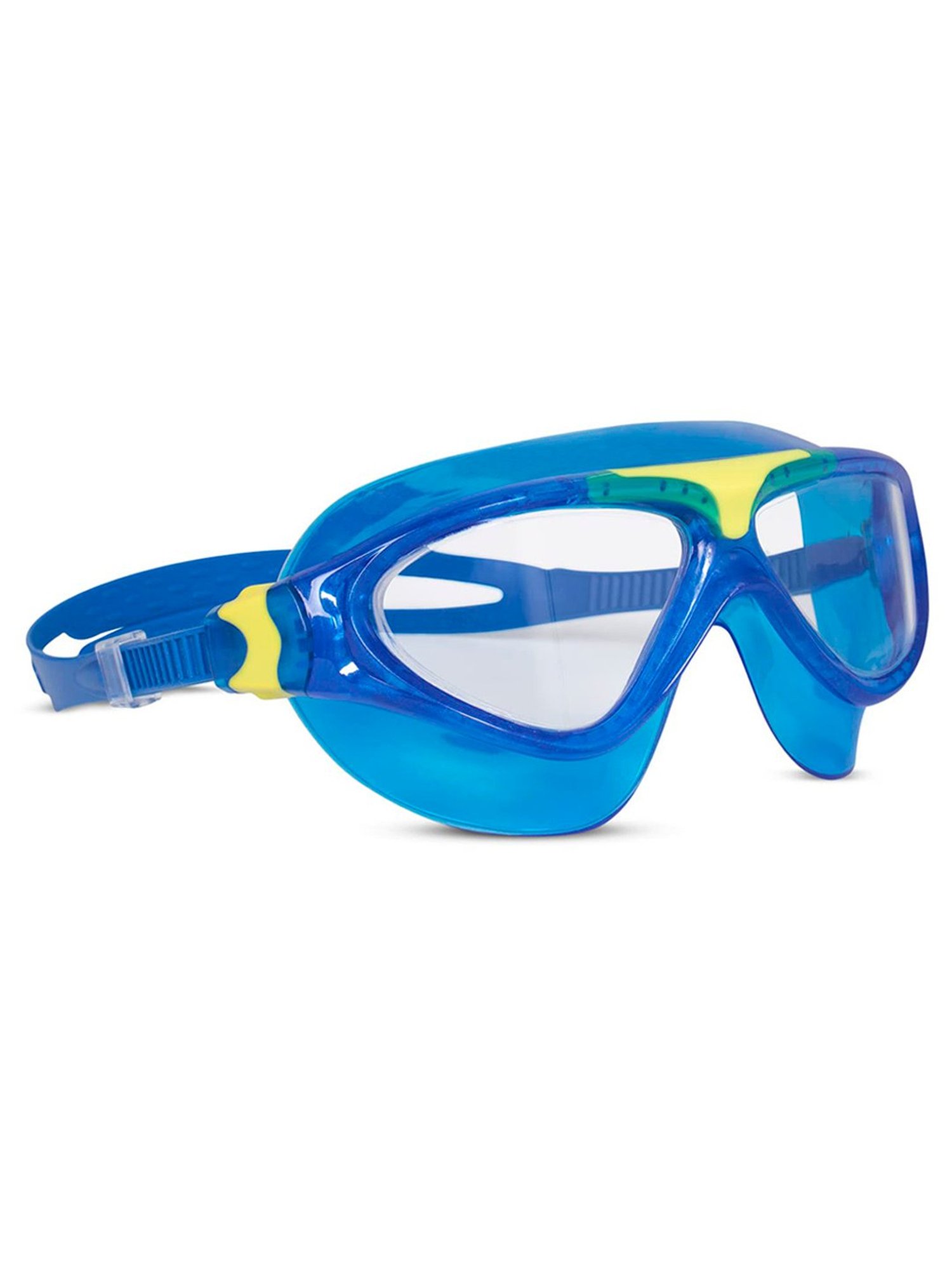 Viva Swimming Anti Fog UV Protection High Performance Mask Goggle (Blue)