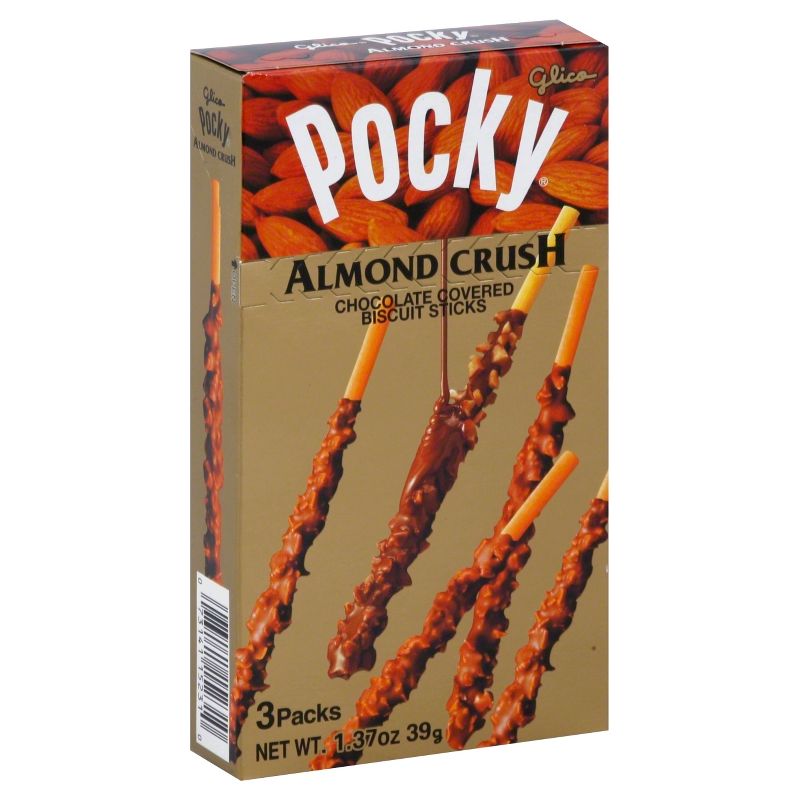 Glico Pocky Chocolate Almond Crush Biscuit - 1.37oz