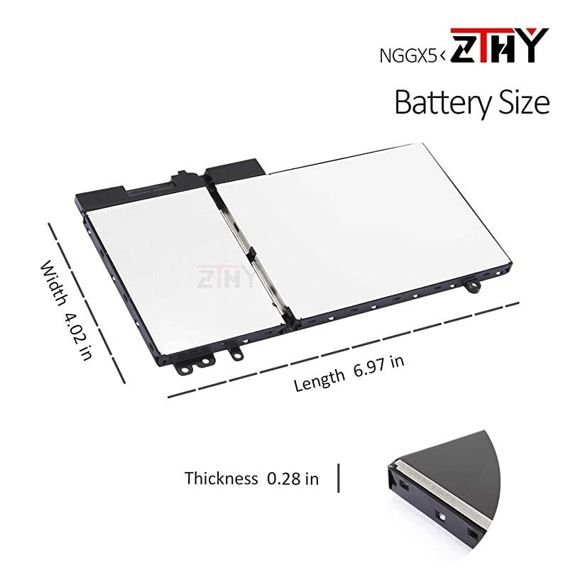 NGGX5 Laptop Battery for Dell Latitude E5270 E5470 E5570 P48F001 Precision M3510 Series Notebook JY8D6 954DF 0JY8D6 451BBUM 451BBUJ RDRH9 114V 47Wh 3Cell