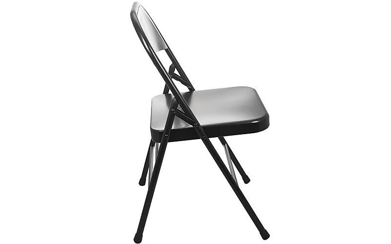 Advantage Black Metal Folding Chair (EDPI903M-BLK) 