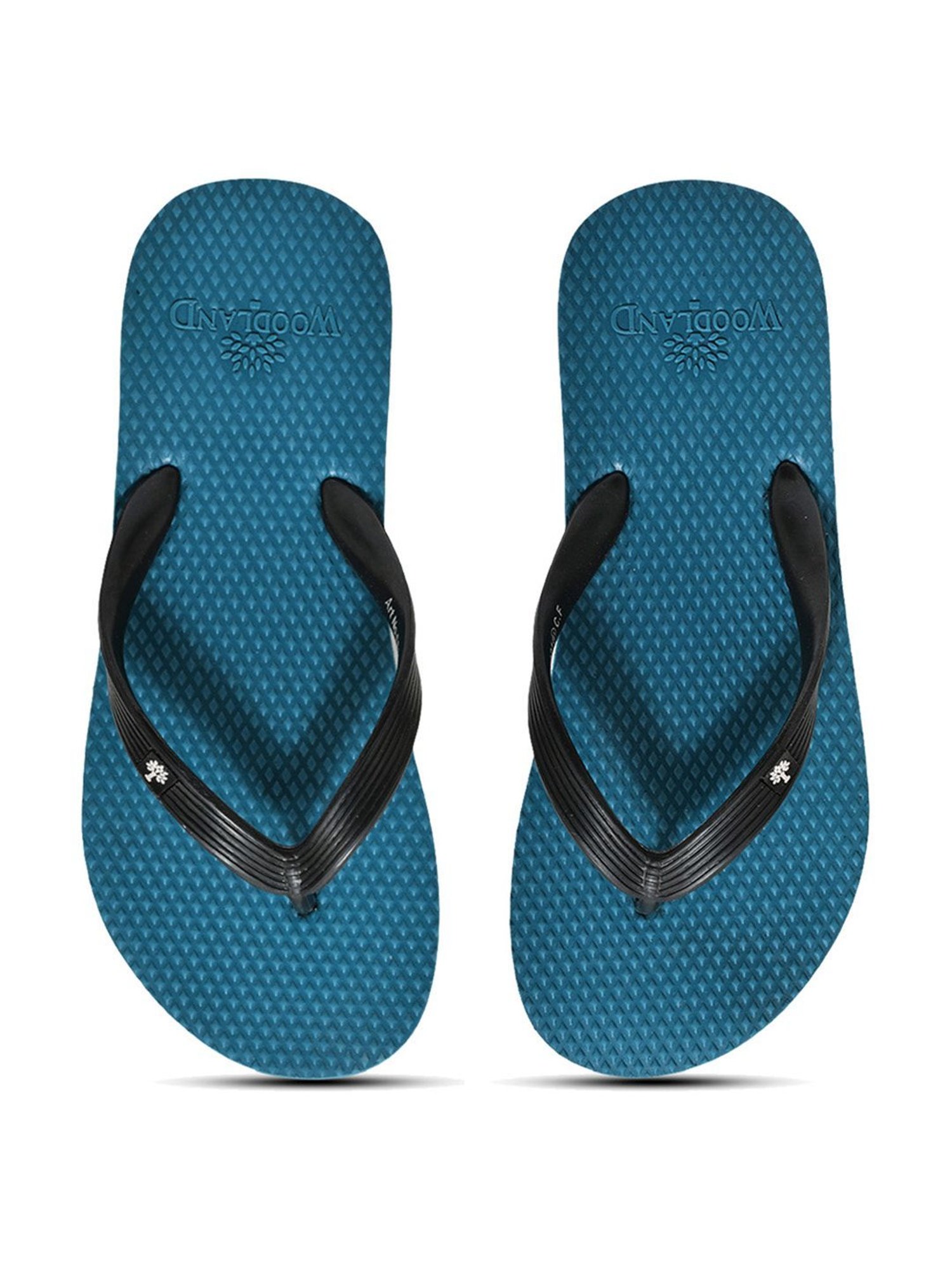 Woodland Men's Teal Flip Flops