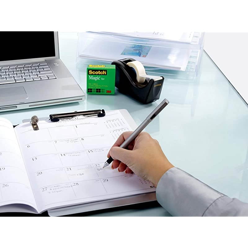 Magic Tape 6 Rolls with Dispenser Numerous Applications Invisible Engineered for Repairing 34 x 1000 Inches Boxed 810K6C38