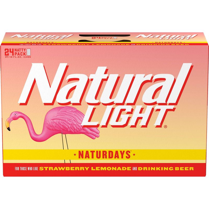 Natural Light Naturdays Lager Beer - 24pk/12 fl oz Cans