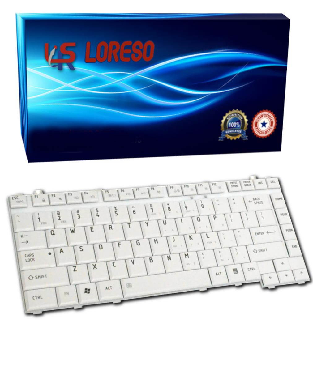 Loreso Compatible Laptop Keyboard Replacement For Toshiba Satellite A215-S5829 (Black)