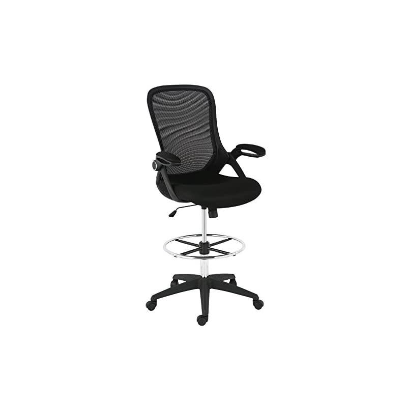 EM-370-BLK Drafting Chair, Black