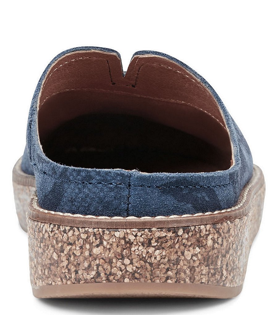 Lucky Brand Tamala Snake Print Leather Mule Clogs