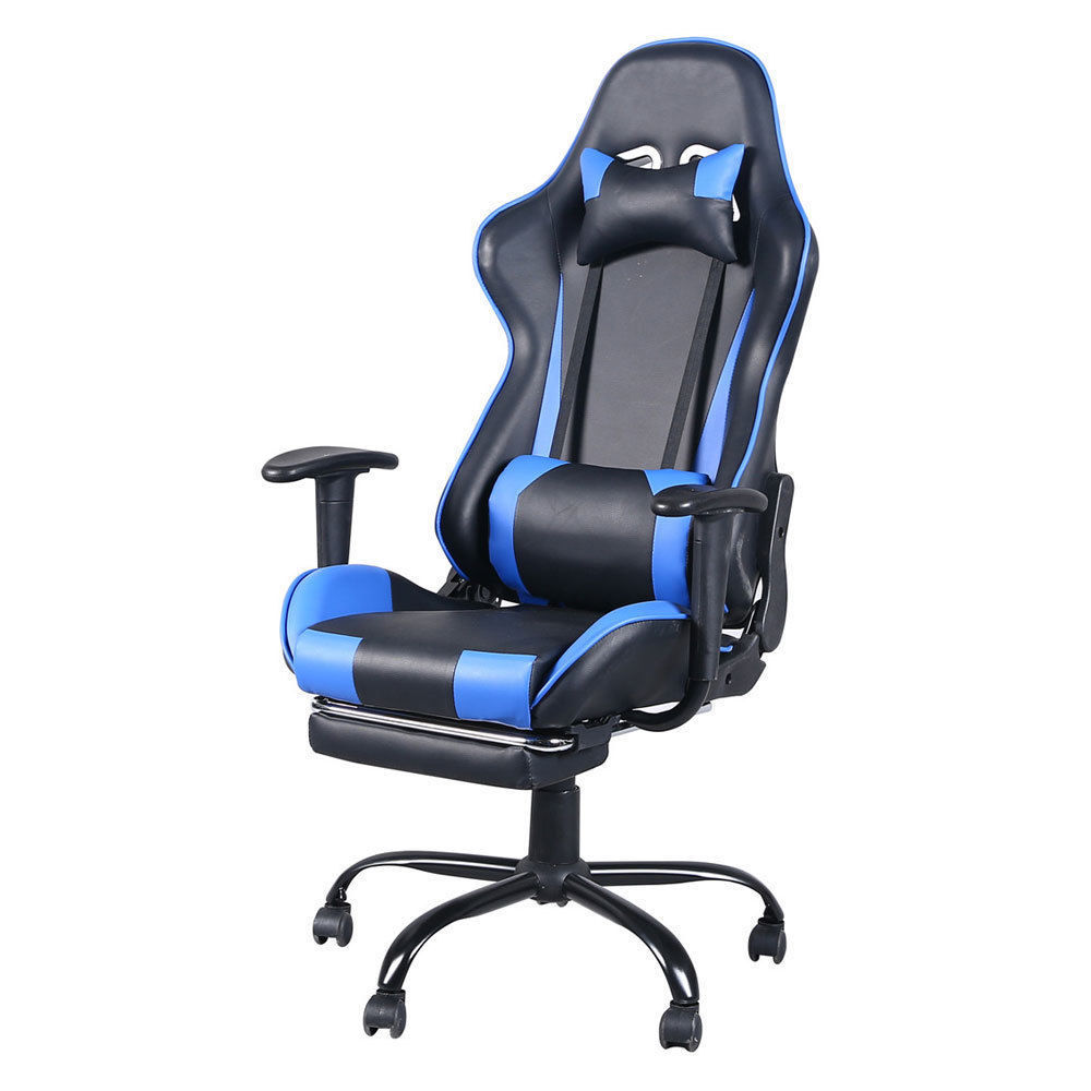 High Back Racing Style Gaming Chair Reclining Office Executive Task Computer New