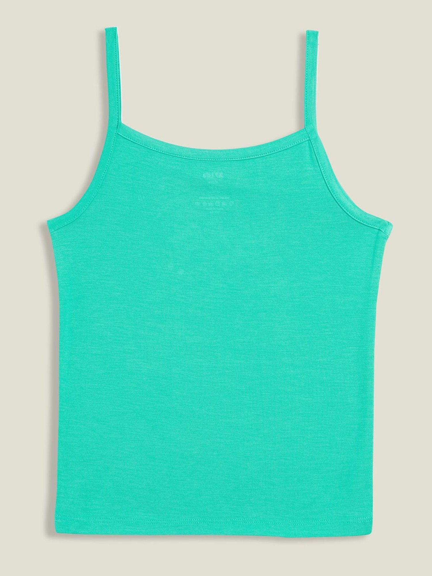 XY Life Kids Green & Pink Relaxed Fit Camisole (Pack of 2)