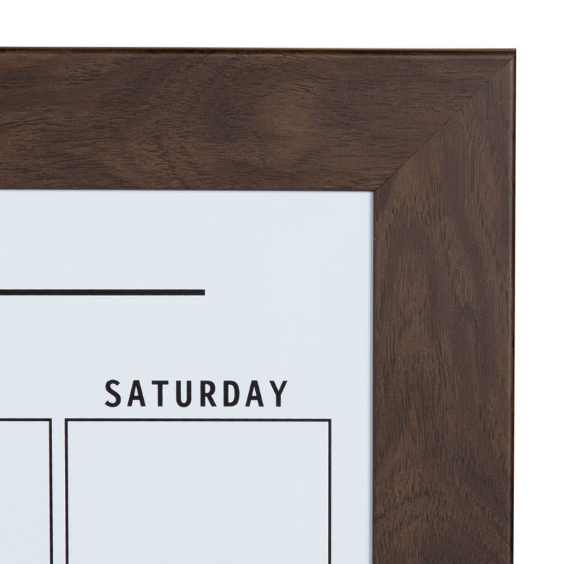 U Brands 3pc Cork Board Organization Center Abstract Terracotta/Black Frame