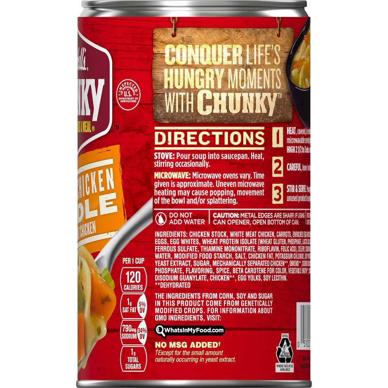 Campbell's Chunky Classic Chicken Noodle Soup 18.6oz