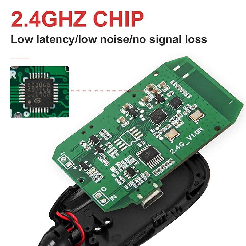 24GHZ Wireless Guitar System Builtin Rechargeable Lithium Battery Digital Transmitter Receiver for Electric Guitar Bass