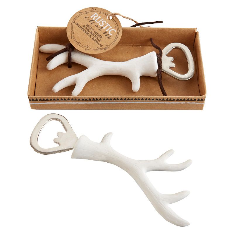 12ct "Rustic Charm" Antler Bottle Opener