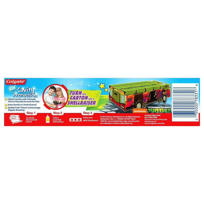 Colgate Kids Toothpaste with Cavity Protection & Fluoride - Bubble Fruit - 4.6oz