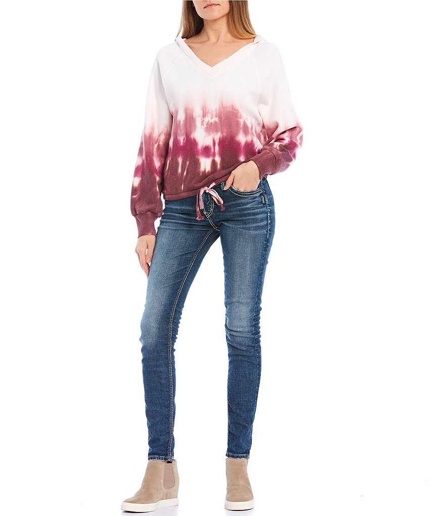 Love On A Hanger Tie-Dye Banded Hoodie