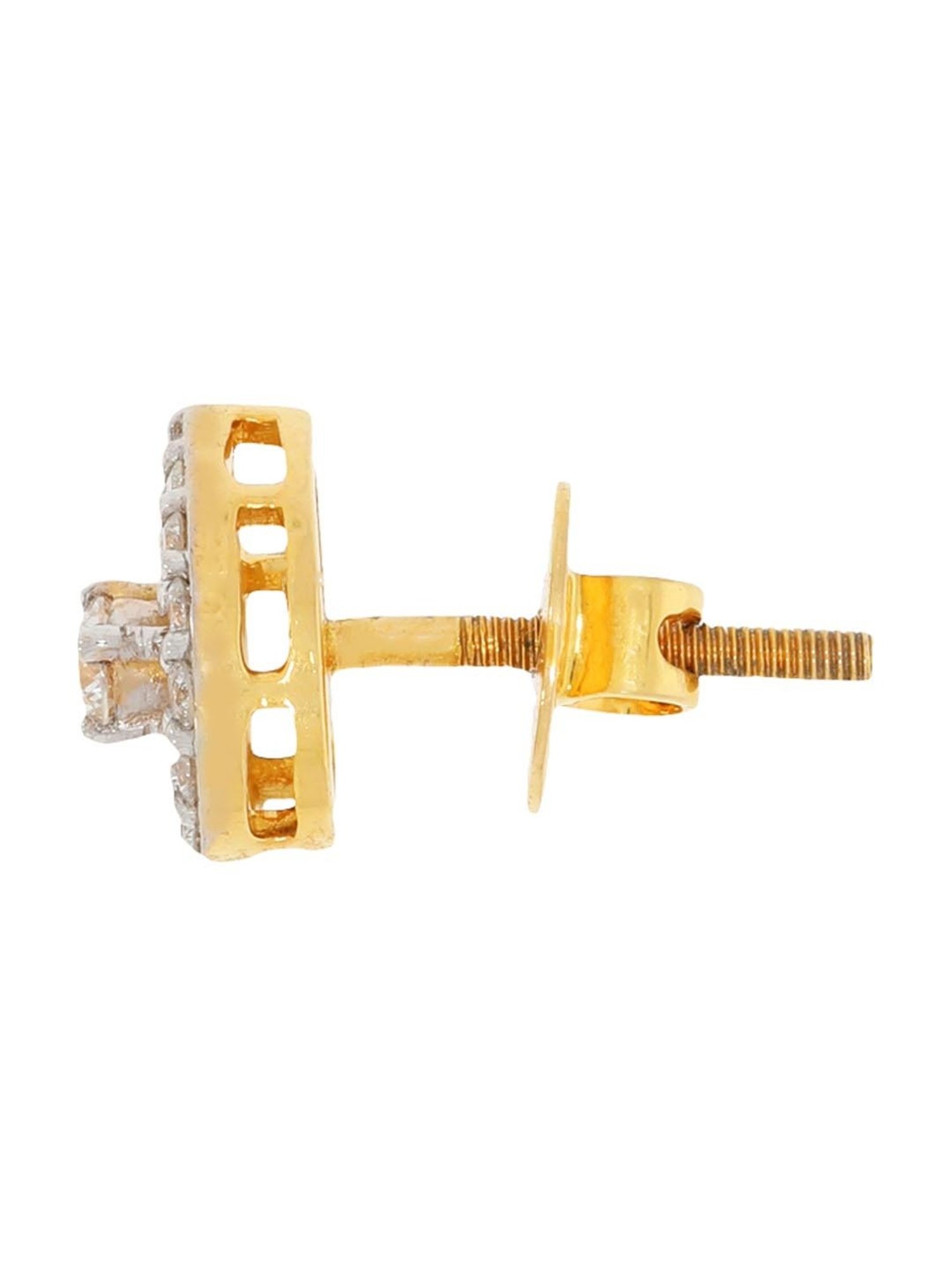 Waman Hari Pethe Jewellers 18k Gold & Diamond Earrings for Women