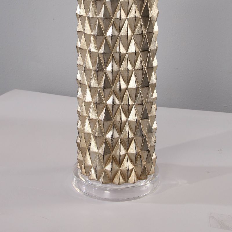 Set of 2 Connie Textu Table Lamps Gold  - Abbyson Living