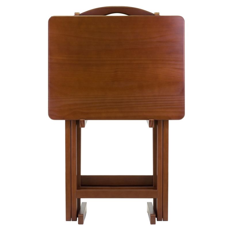 Emma and Oliver 72" x 12" x 12" Birchwood Bar Top Riser with Silver Legs