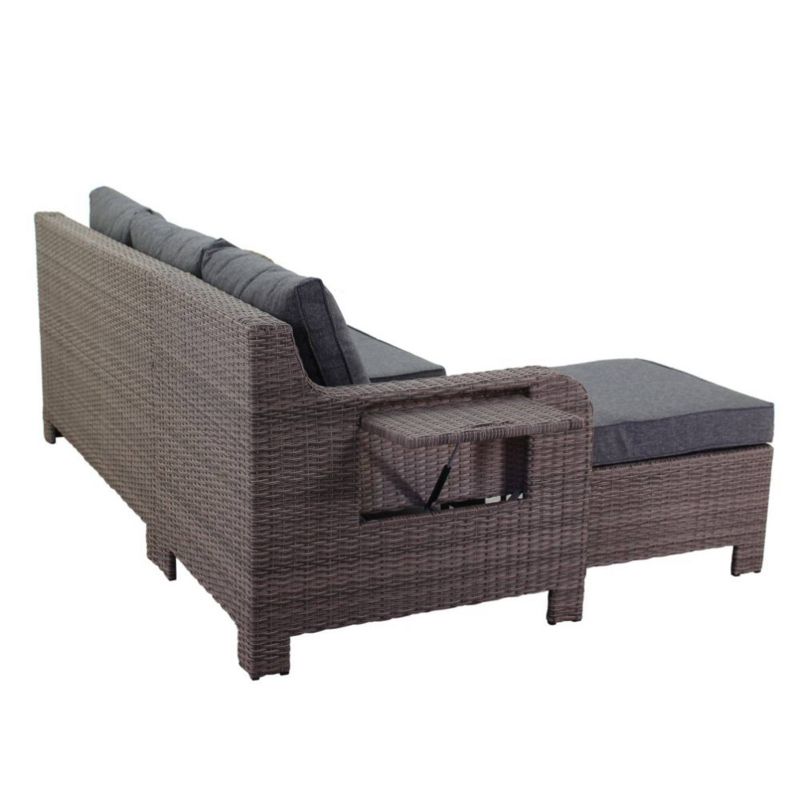 Canyon Bay 2pc Loveseat Daybed Combo - Gray - Courtyard Casual