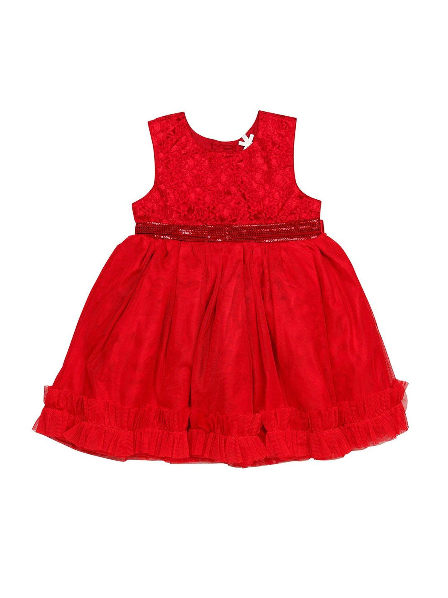 Pink Chick Kids Navy Solid Party Gowns