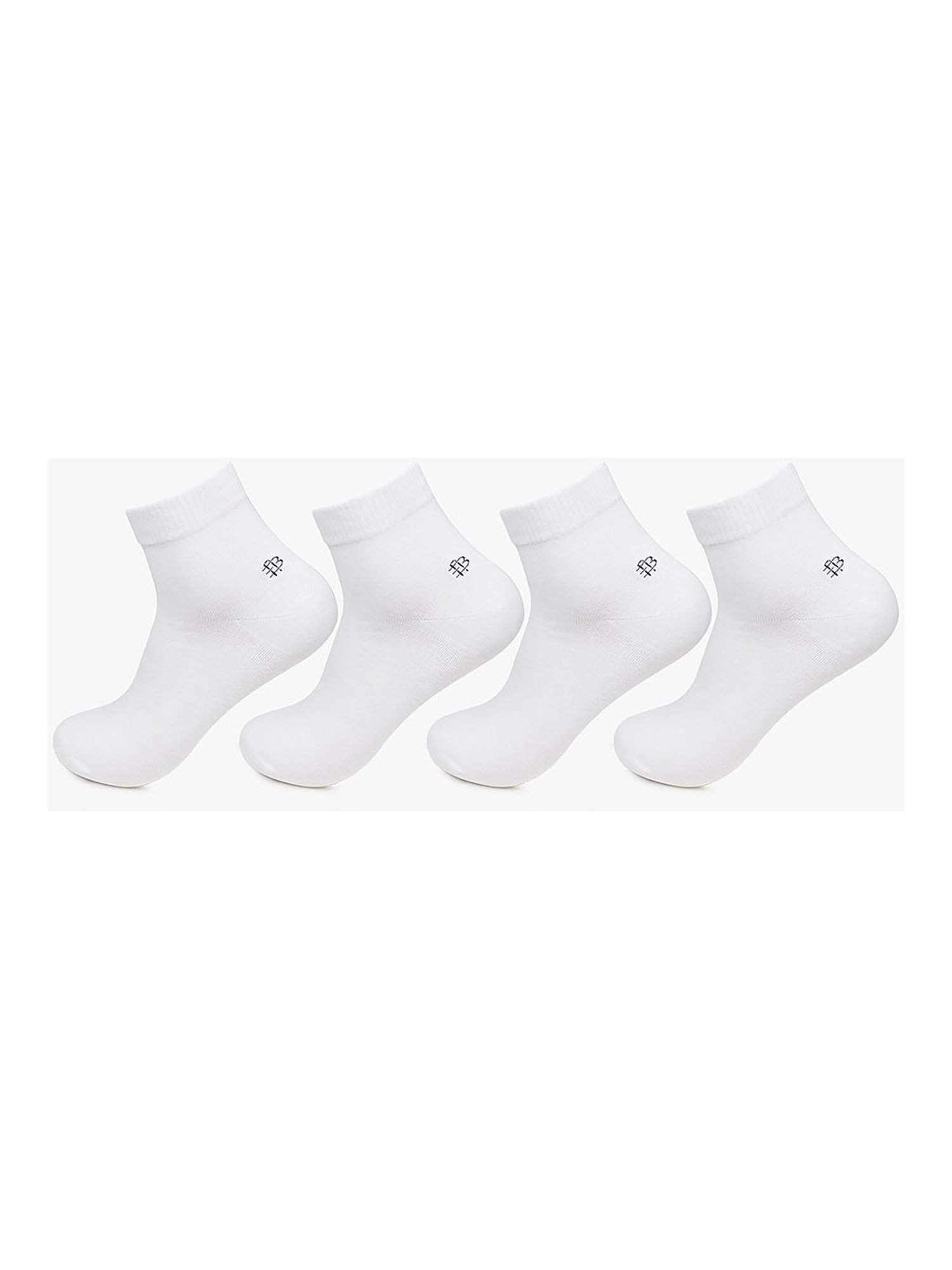 Bonjour White Socks - Pack of 4
