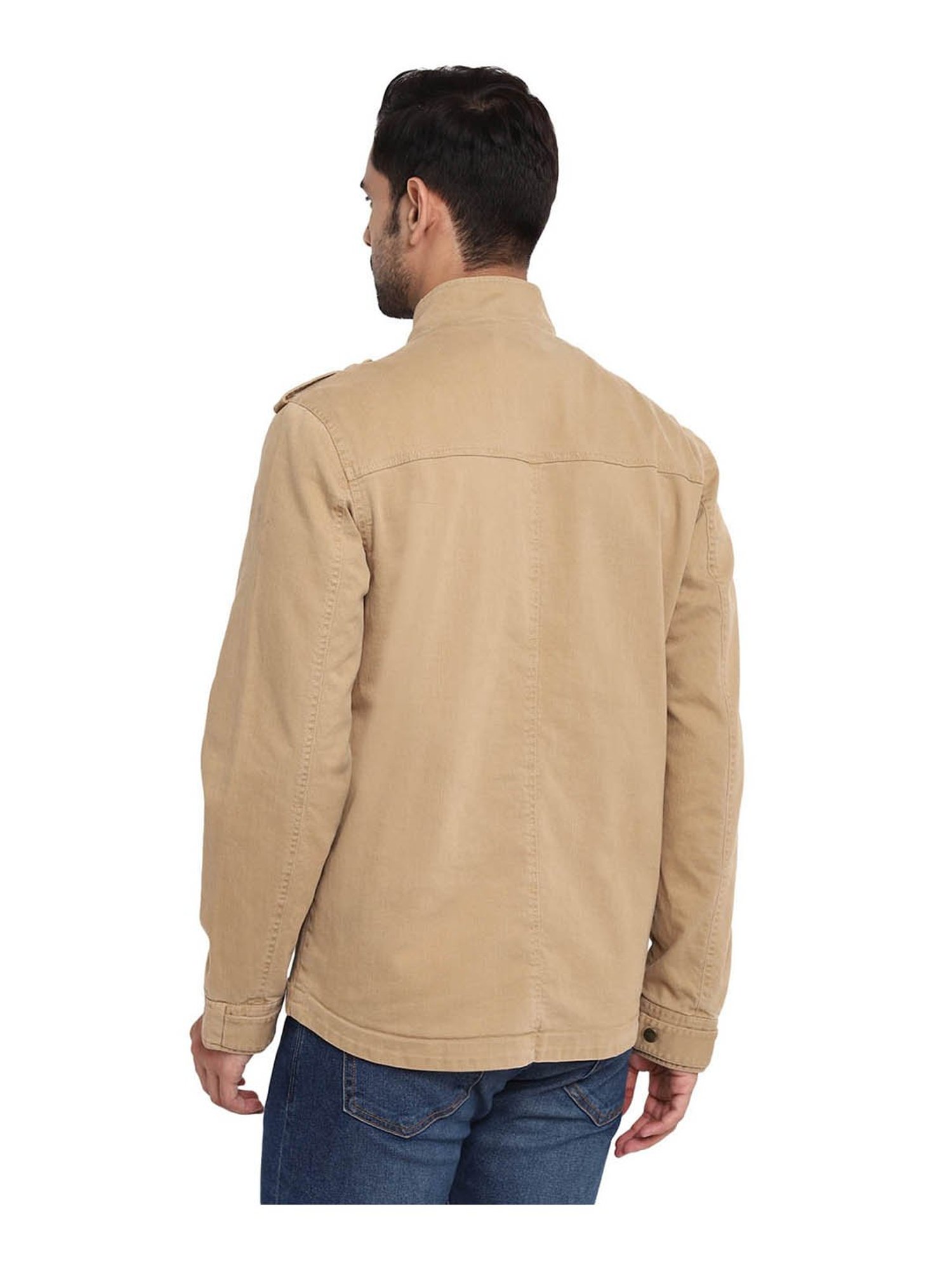 Royal Enfield Khaki Regular Fit Jacket