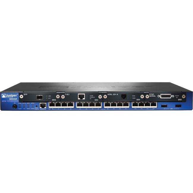 Juniper SRX240H2-TAA SRX240 Services Gateway with 16 x GbE Ports