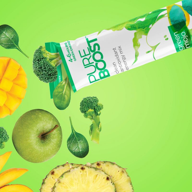 Pureboost Clean Energy Drink Mix - Green Mojo - 15ct