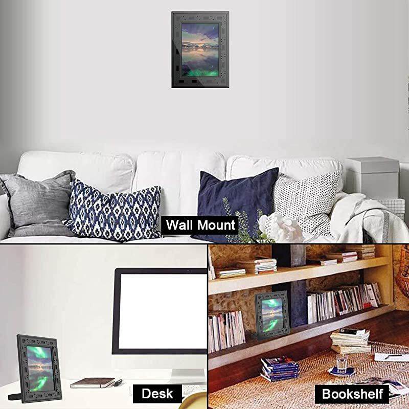 Hidden Camera  Spy Camera Photo Frame Home Security Camera Wireless HD 1080P with Night Vision PIR Detection 1 Year Standby Cell Phone APP Instant Alerts for Home and Office