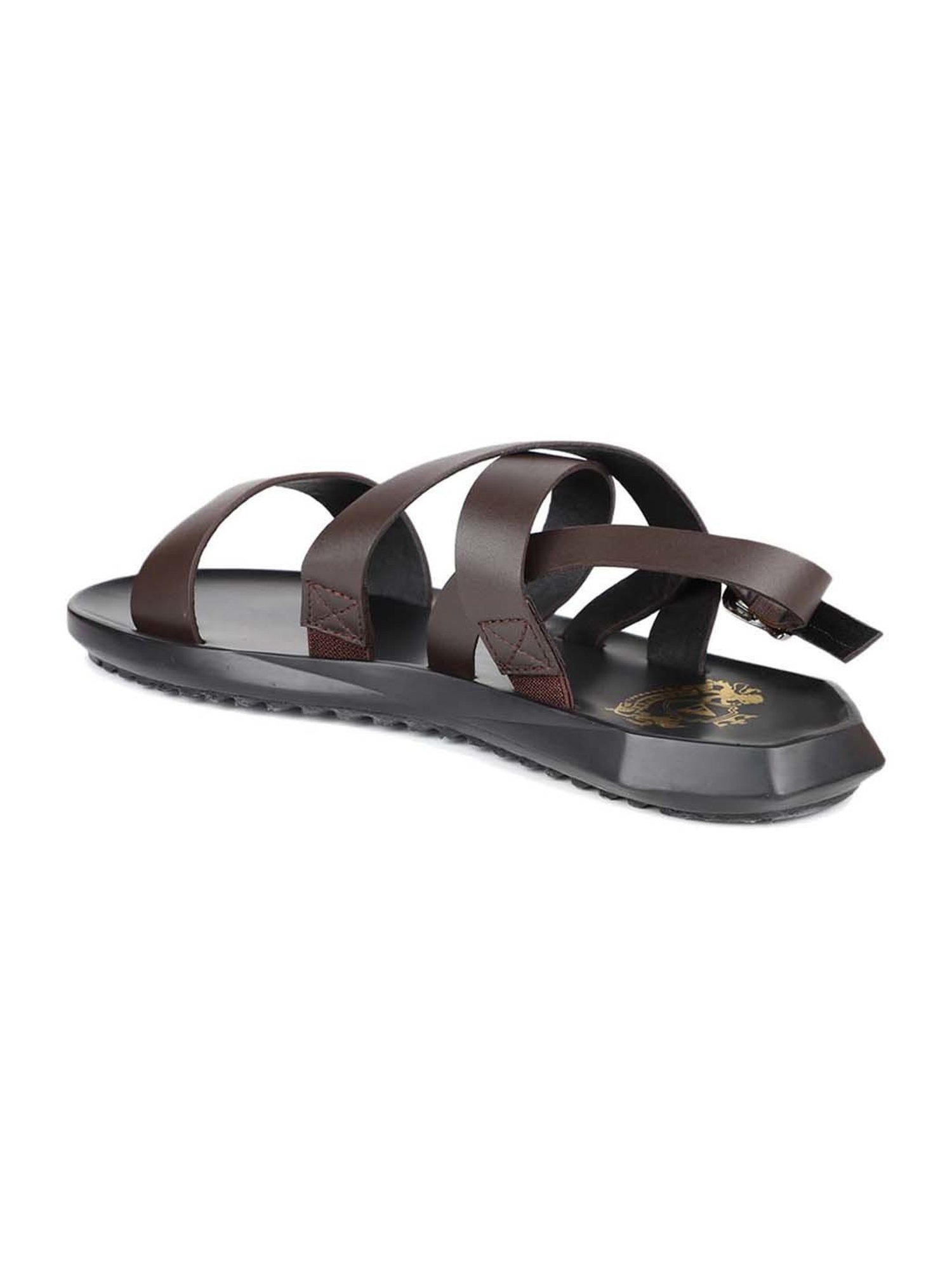 Atesber by Inc.5 Men's Brown Back Strap Sandals