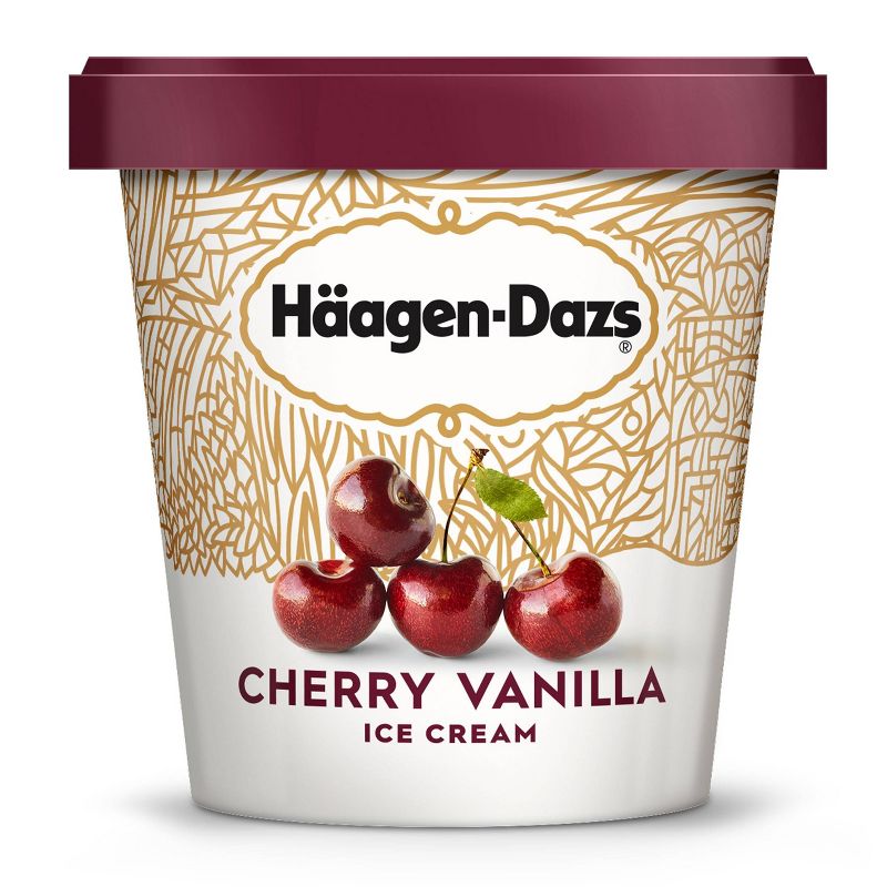 Haagen-Dazs Cherry Vanilla Ice Cream - 14oz