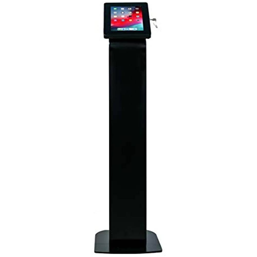 CTA Digital - PAD-PARAF - CTA Digital Premium Locking Floor Stand Kiosk - Up to 10.5 Screen Support - 13.5 Width x 16