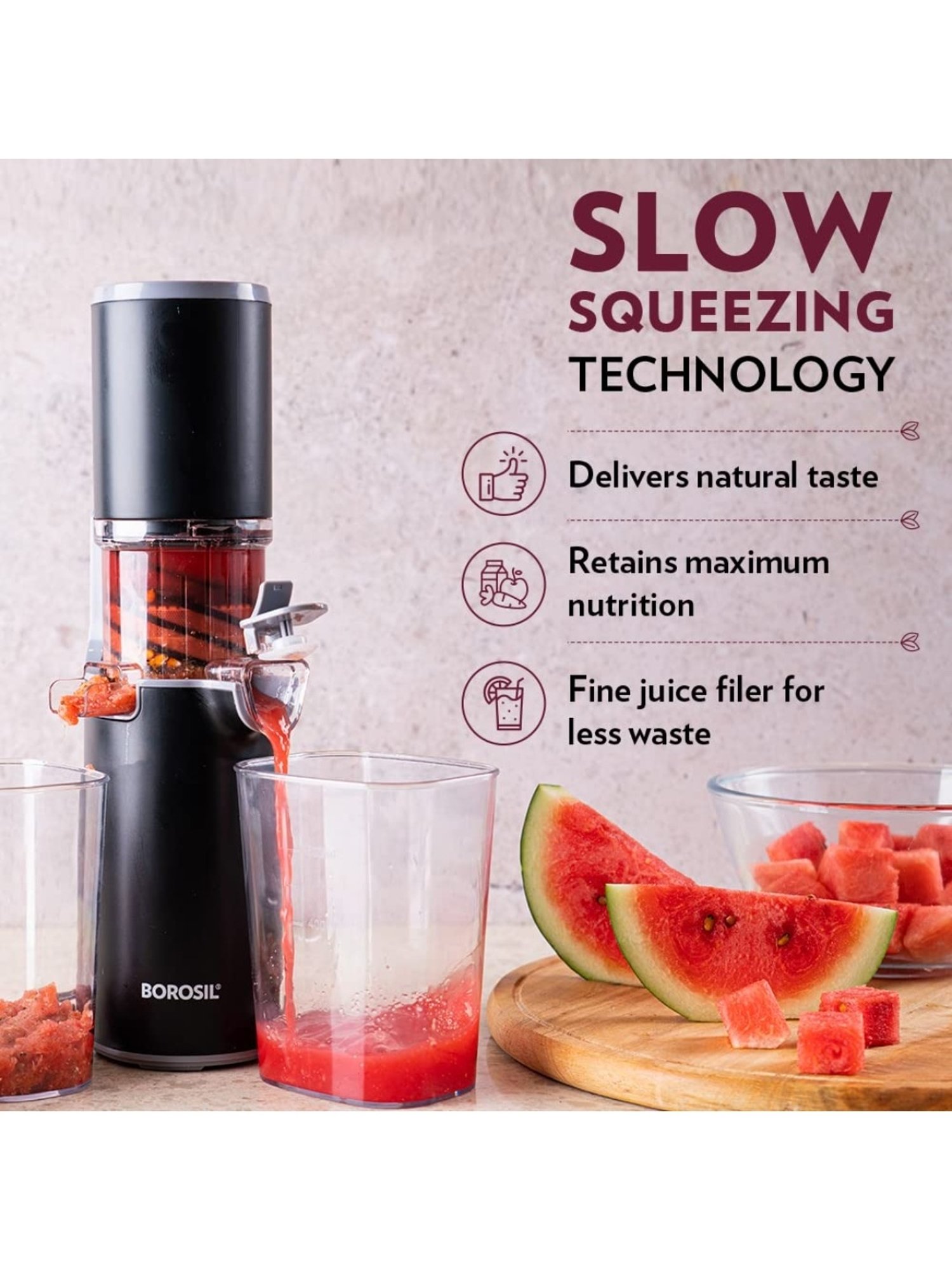 BLACK+DECKER BXCJ0101IN Citrus Juicer 30 Watt 1L (White)