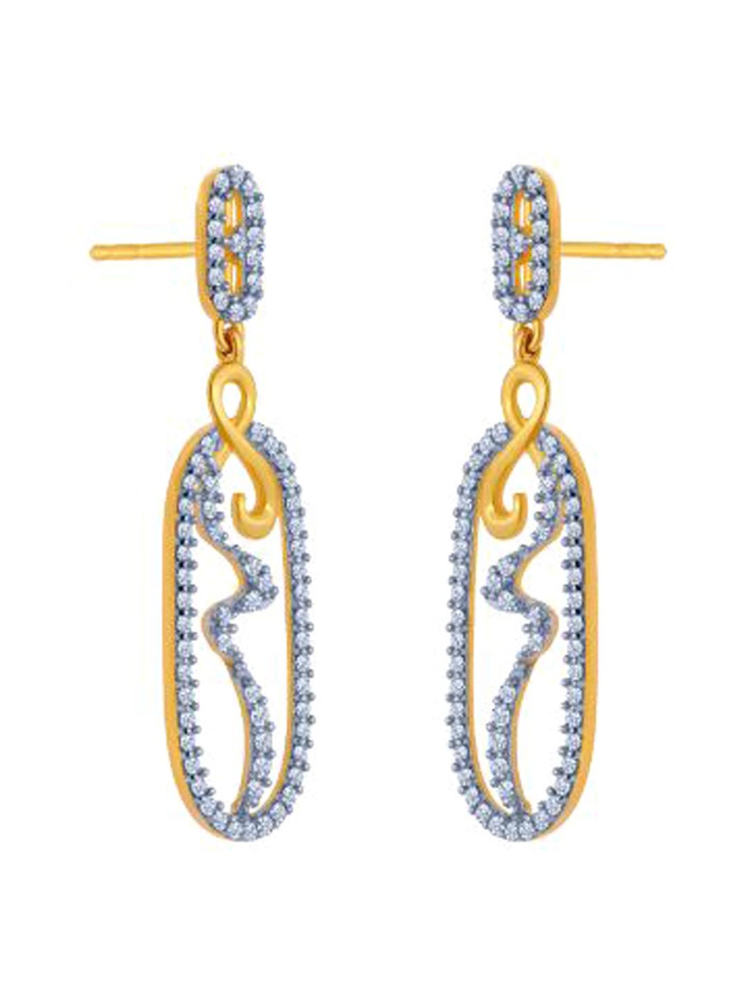 P.C. Chandra Jewellers 14k Gold Earrings for Women