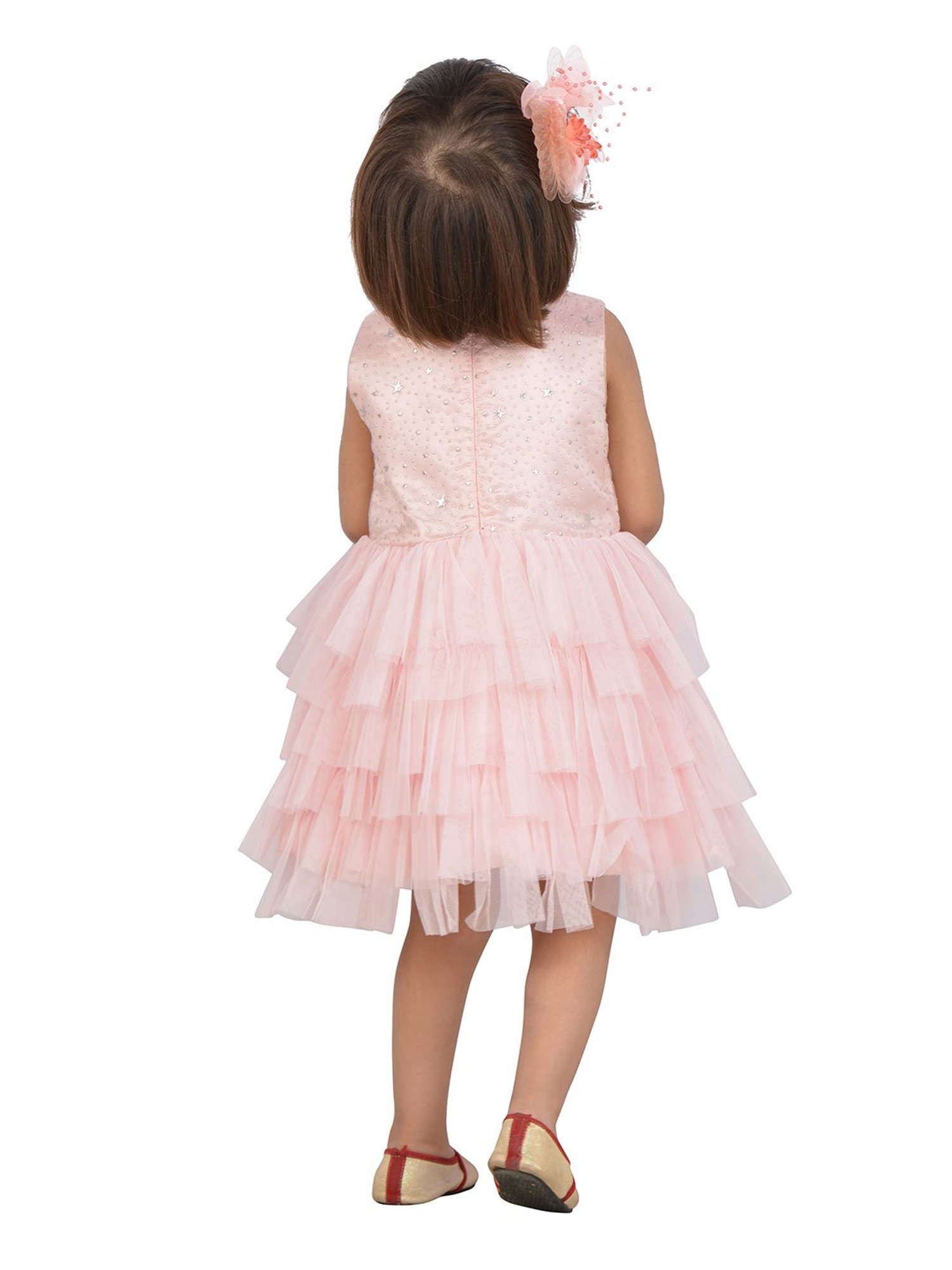 KidsDew Kids Pink Embellished Dress