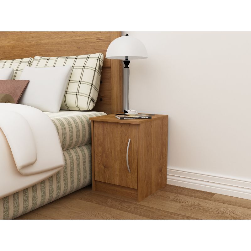 Addison 1 Door Nightstand Bank Alder Brown - Loft 607