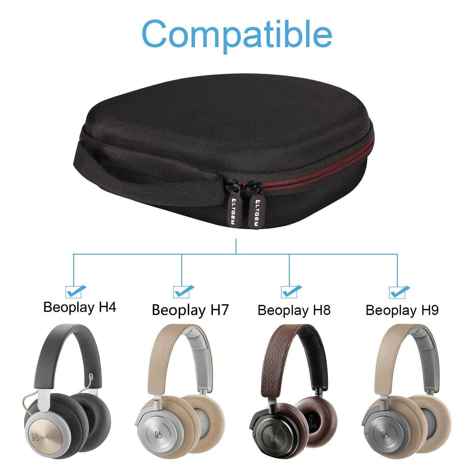 LTGEM EVA Hard Case for B&O Play by Bang & Olufsen Over-Ear Beoplay H4, H7, H8, H9, H9i Wireless Headphones - Travel Protective Carrying Storage Bag