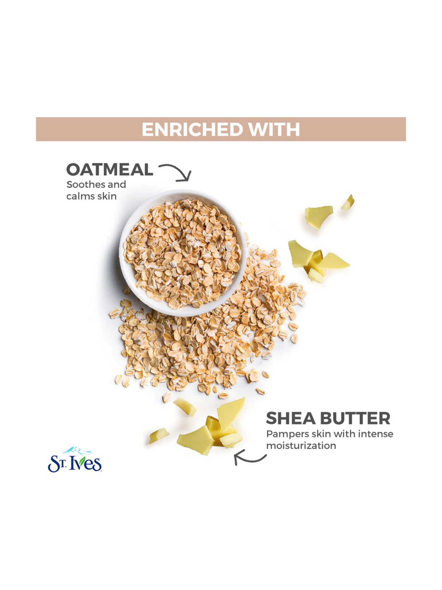 St. Ives Soothing Oatmeal & Shea Butter Body Lotion - 400 ml