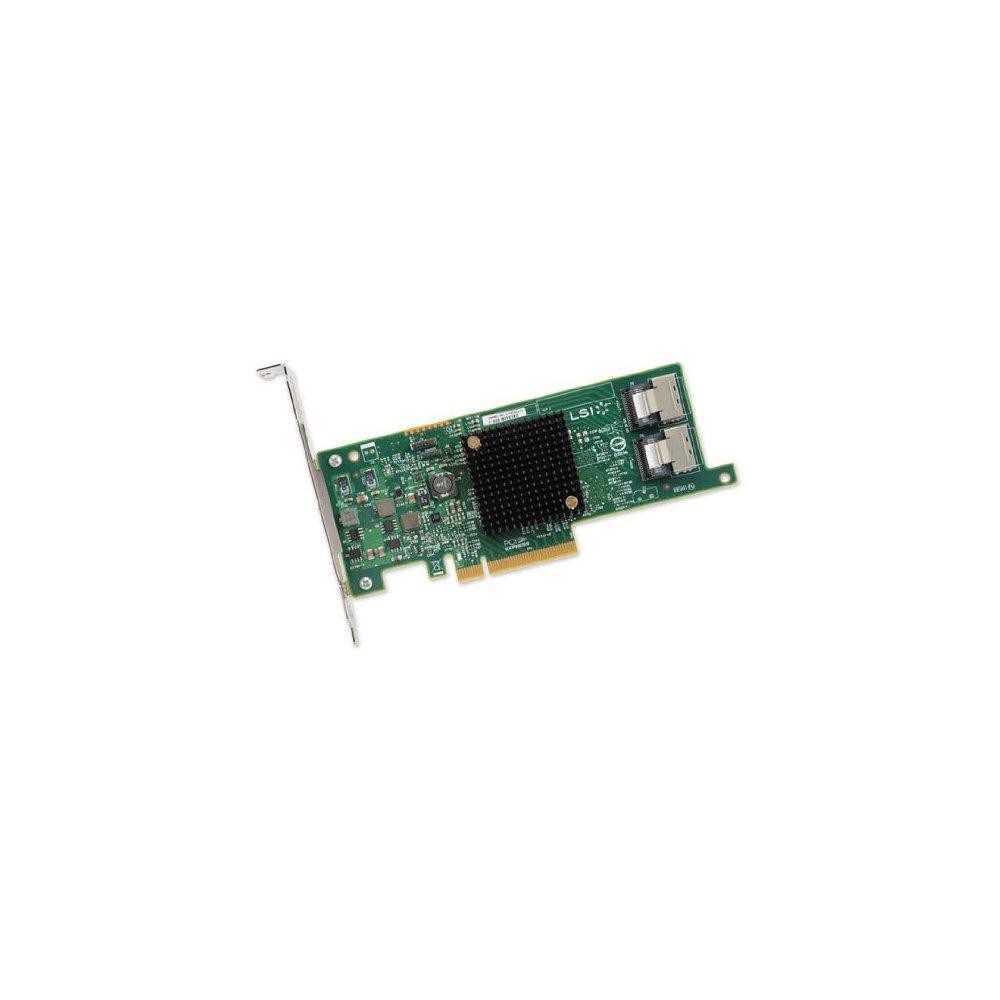 LSI Logic Controller Card LSI00301 SAS 9207-8i 8Port Internal SAS/SATA 6Gb/s PCI Express Single Retail