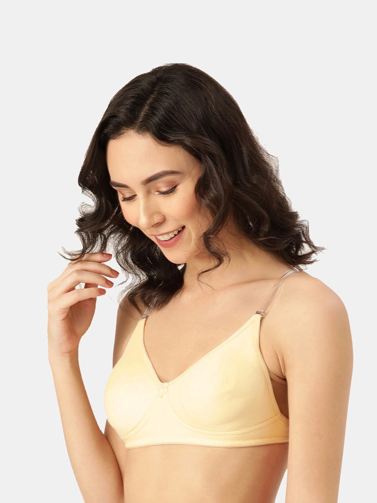 Leading Lady Beige Non-Wired Padded Push-Up Bra