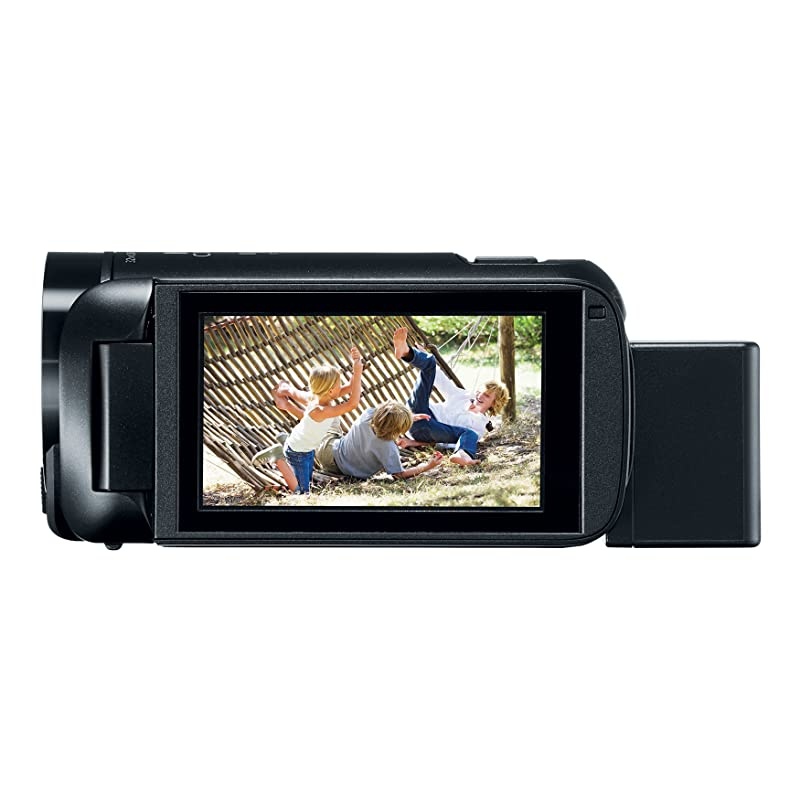 VIXIA HF R800 Portable Video Camera Camcorder with Audio Input(Microphone), 3.0-Inch Touch Panel LCD, Digic DV 4 Image Processor, 57x Advanced Zoom, and Full HD CMOS Sensor, Black