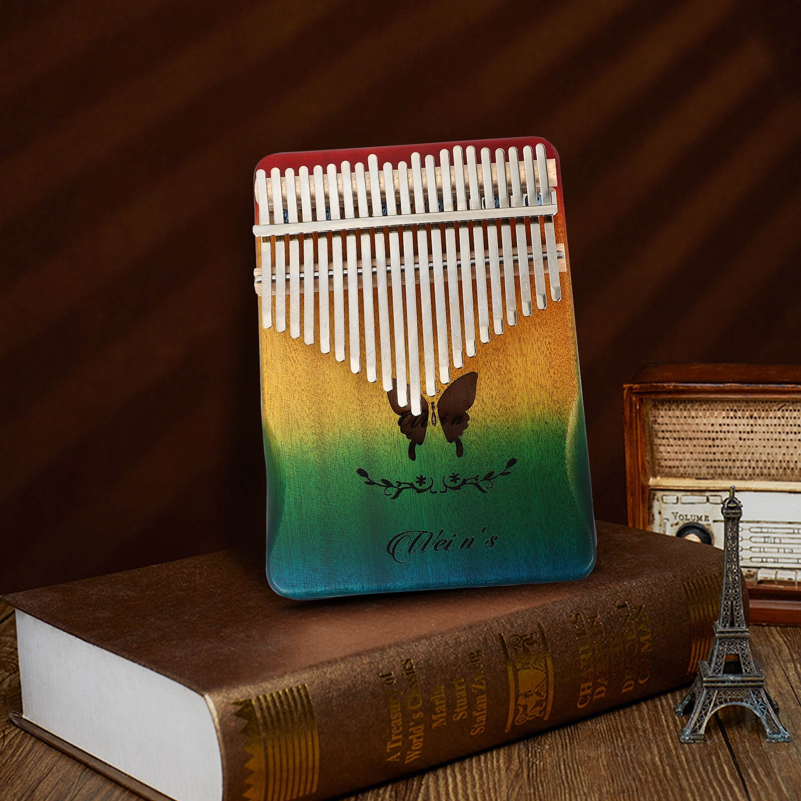 1 Set Thumb Piano 21 Keys Mini  Finger  Beginners Instrument Piano Kalimba  Tool