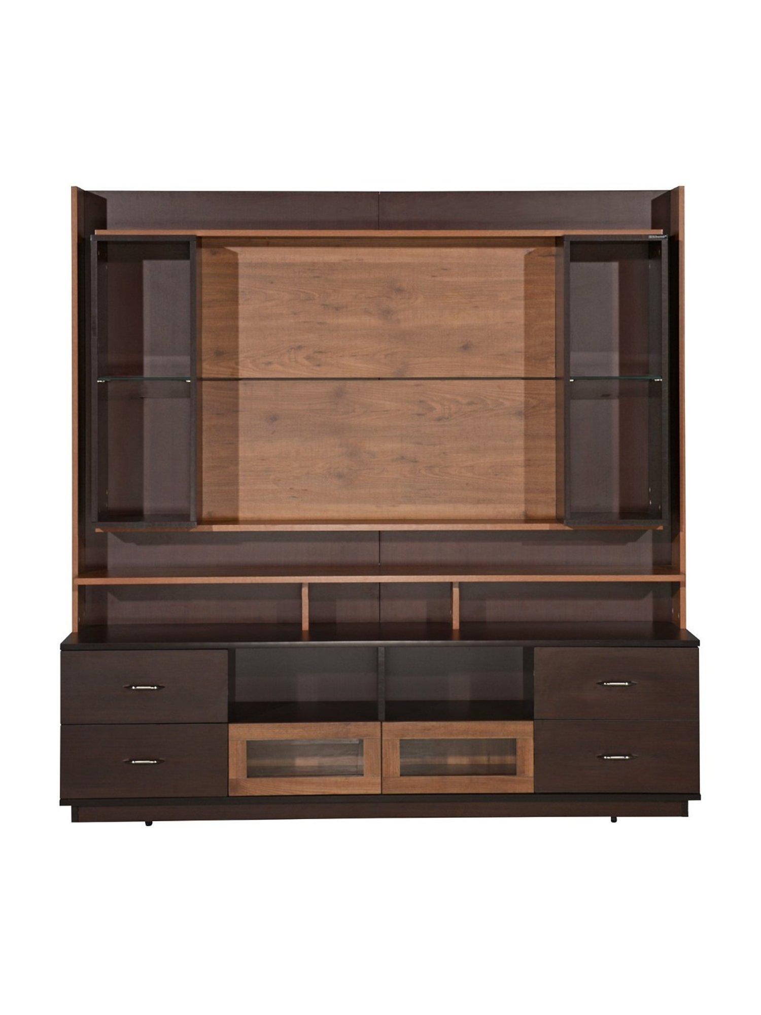 Nilkamal Cora White Engineered Wood TV Entertainment Unit with 2 Shelves