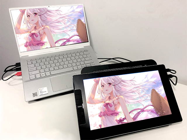 VEIKK VK1200 Graphic Display Graphics Drawing Monitor with Tilt Function Battery Free Stylus and 6 Shortcut Keys (8192 Levels Pen Pressure and 72% NTSC)-11.6 Inch IPS Pen Monitor with stand