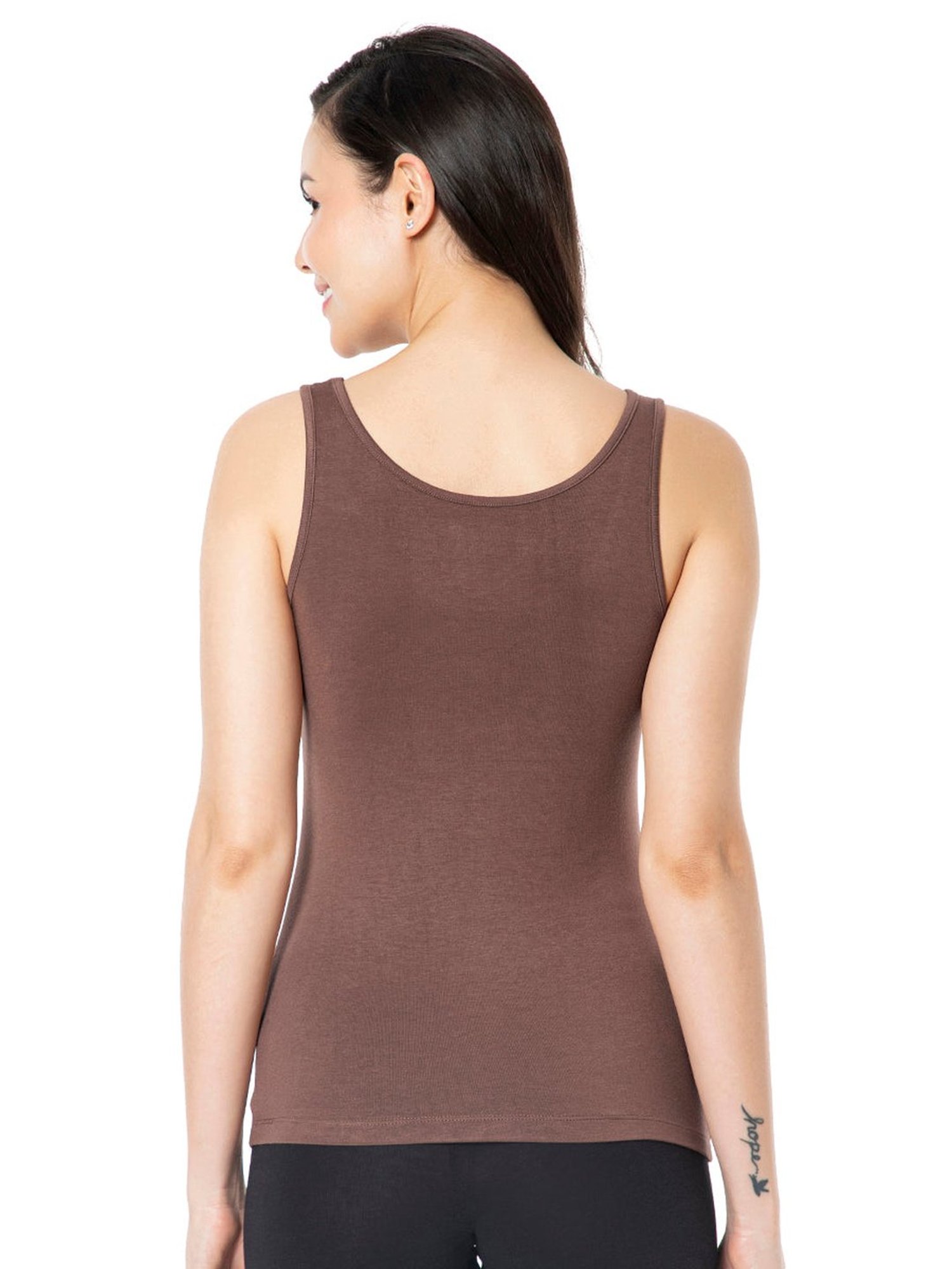 Amante Brown Full Coverage Vest