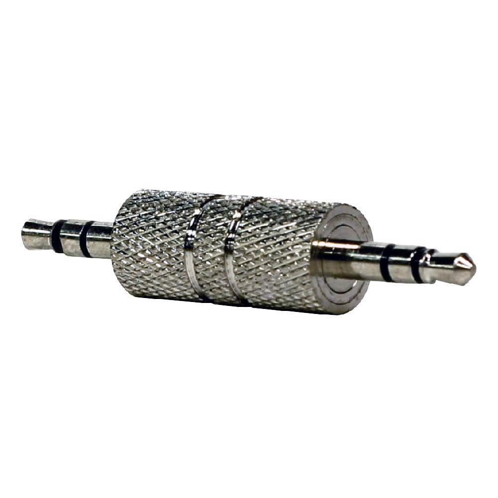 Seismic Audio - SAPT315 - 1/8 Inch (3.5mm) Male to Male Stereo Adapter - PA DJ Audio Gender Changer