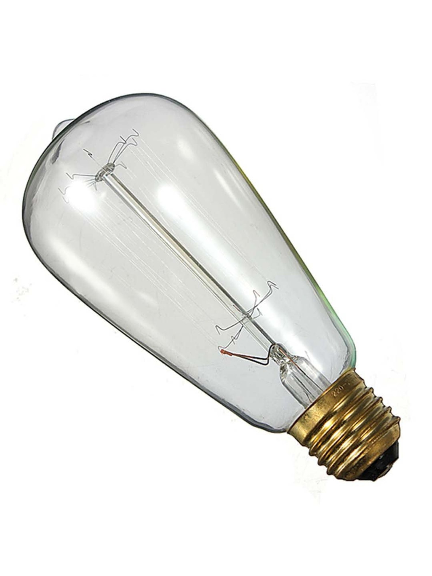Homesake Transparent Tungsten Filament Light Bulbs - Set of 2