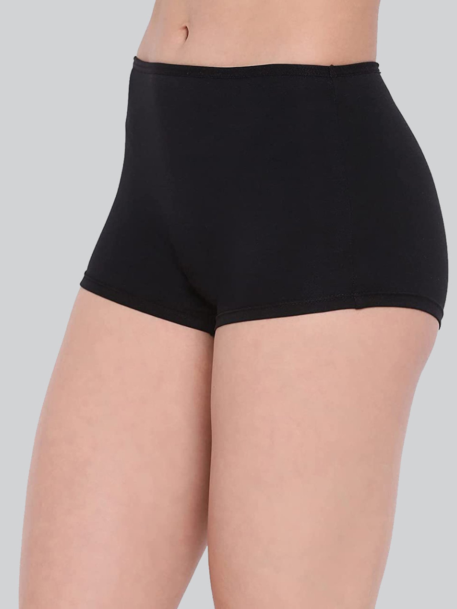 Lyra Assorted Color Cotton Boy Shorts Panties - Pack Of 9