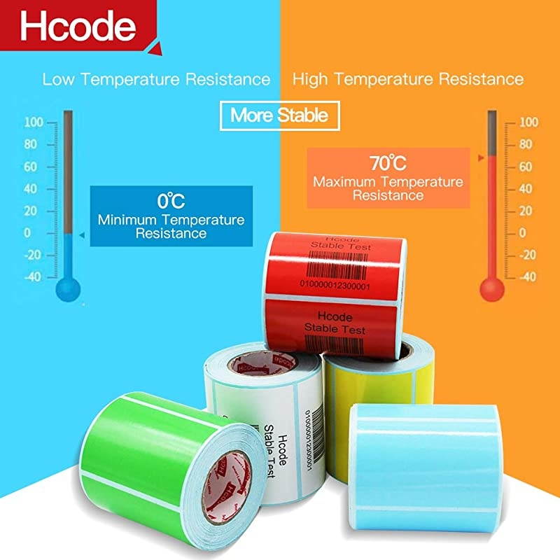 2x3 Inch Permanent Adhesive Direct Thermal LabelsWaterOilAlcohol Resistant MultiPurpose Labels Compatible with Direct Thermal Printer and Thermal Transfer Printer 400 Pcs Yellow