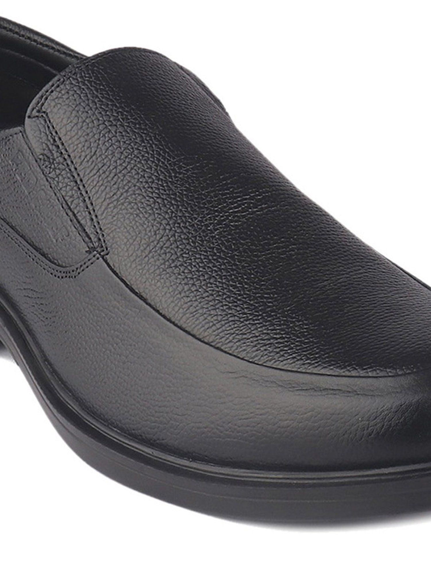 Red Chief Men's Black Formal Loafers