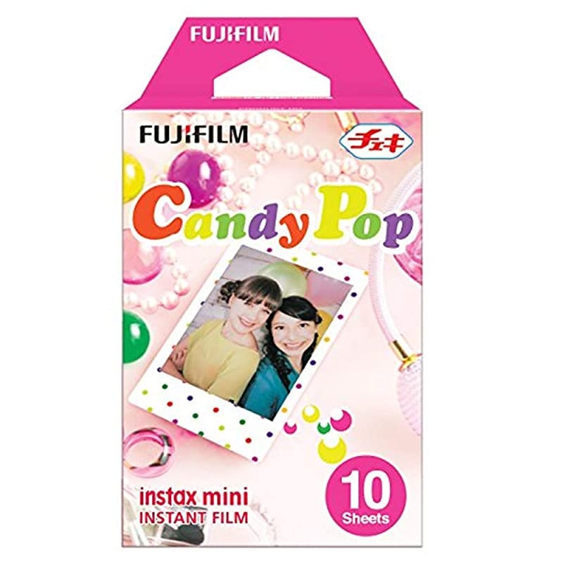 Instax Mini Candy Pop Instant Film (10 Sheets) +  Instax Mini Shiny Stars Instant Film (10 Sheets)